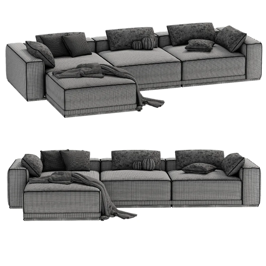 Yogi Sofa Chaise Sectional - Image 2