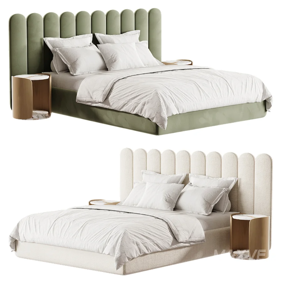 Modern Colline Upholstered King Bed - Image 3