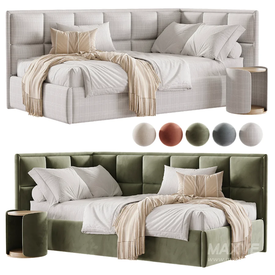 Childrens upholstered bed - Image 1
