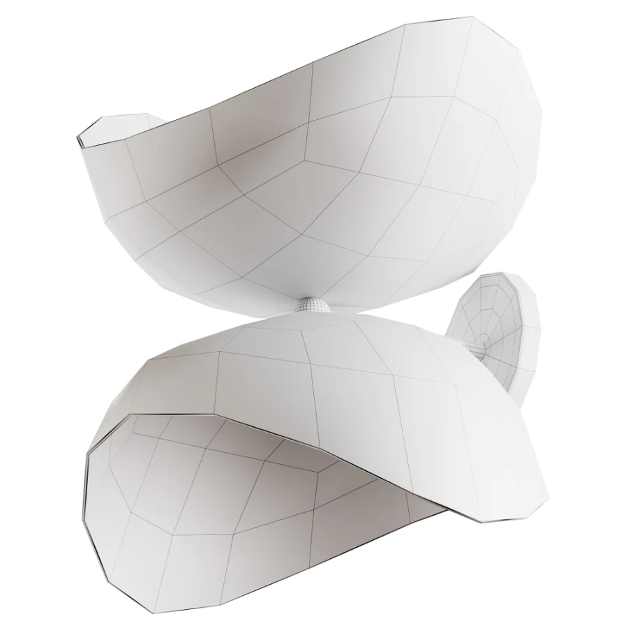 Elegant sculptural wall light - Image 6
