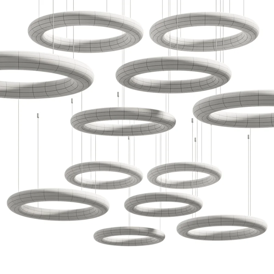 Aurelia Alabaster Ring Pendant Light 2 - Image 3