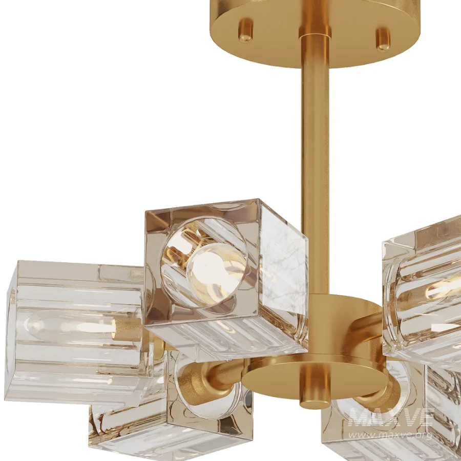 Semi Flush Mount Ceiling Light - Image 4