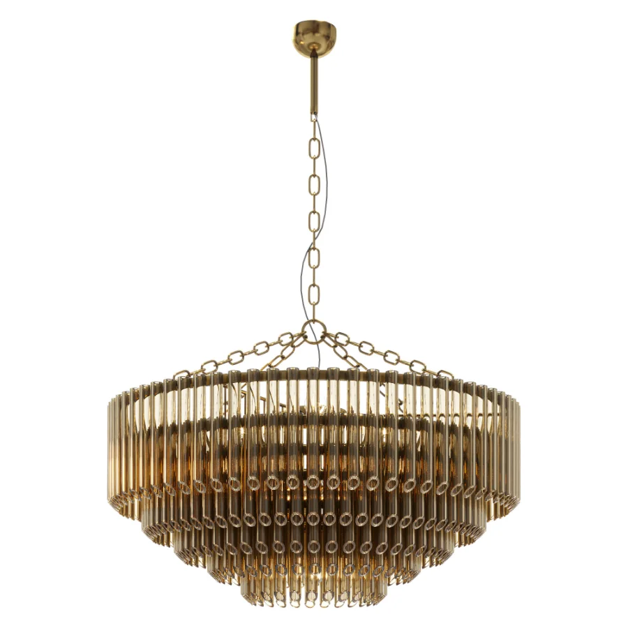 Petalia 9 light aged brass - Image 4