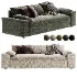 Algora White Performance Fabric Sleeper Sofa - Thumbnail 5
