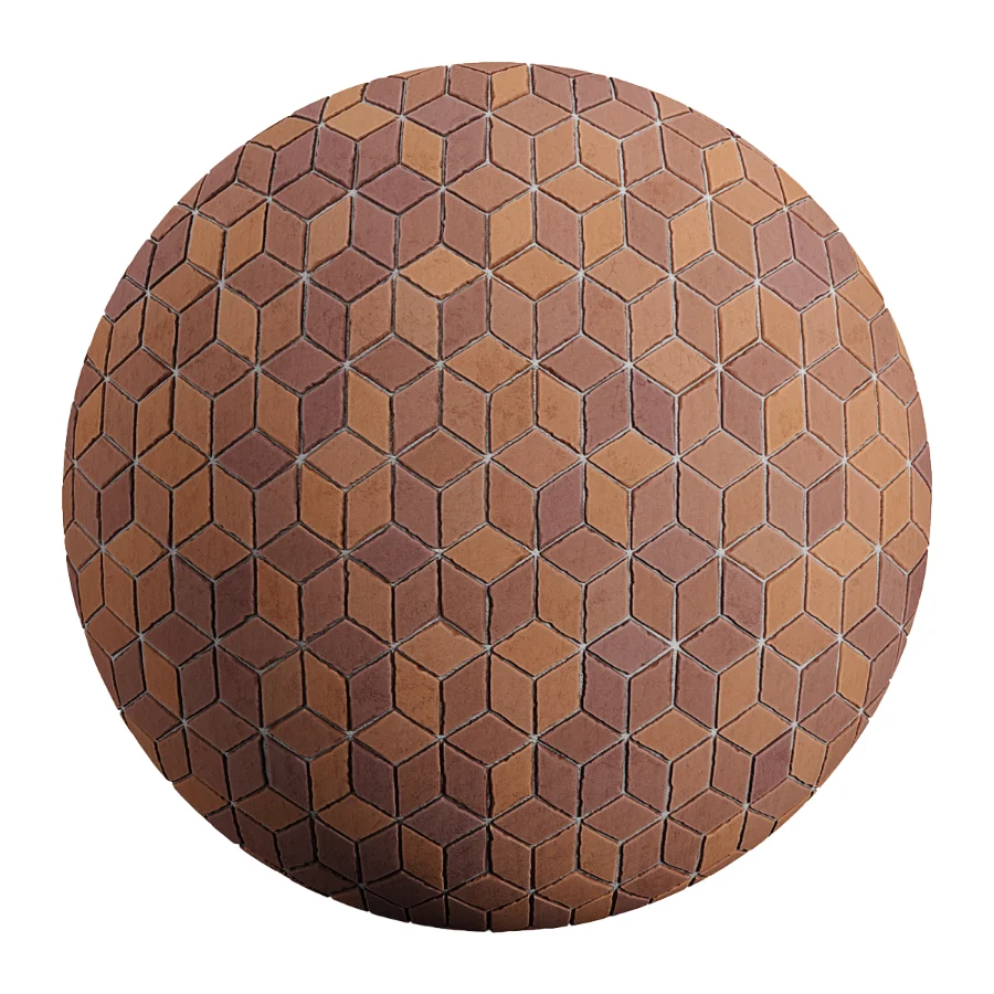 FB23 Brick material in one design and 6 different colors 4K - Image 4
