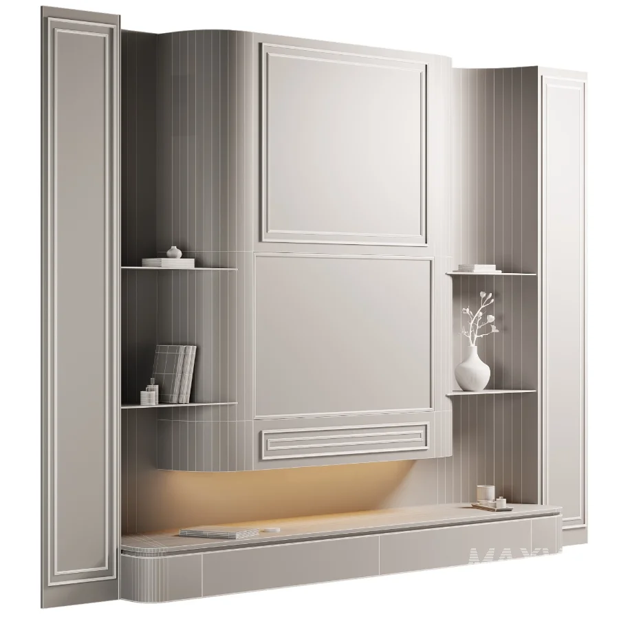 TV wall set 002 - Image 7