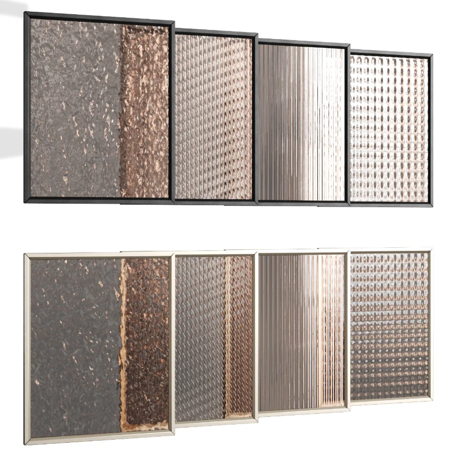 Glass Kitchen Cabinet Fronts Set - Image 1