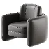Wide Modern Chenille Upholstered Barrel Accent Chair - Thumbnail 4