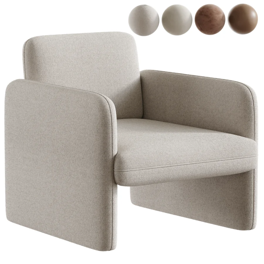 Bella Ivory Armchair - Image 1
