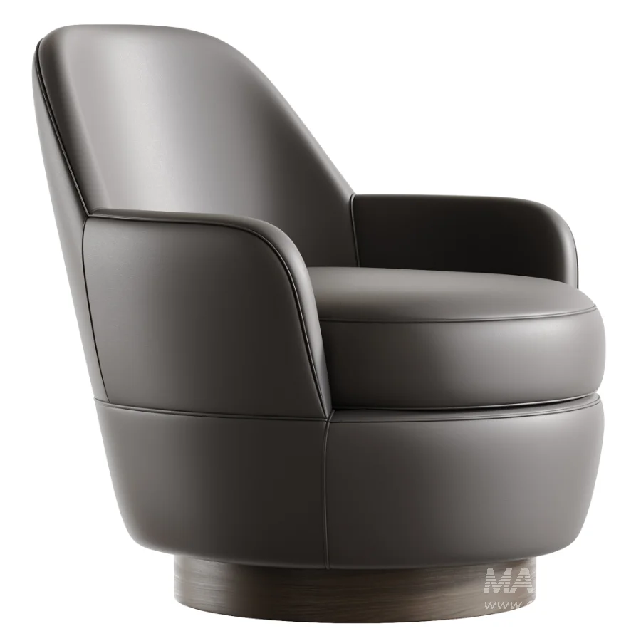 Jacques HIGH Armchair Swivel - Image 3
