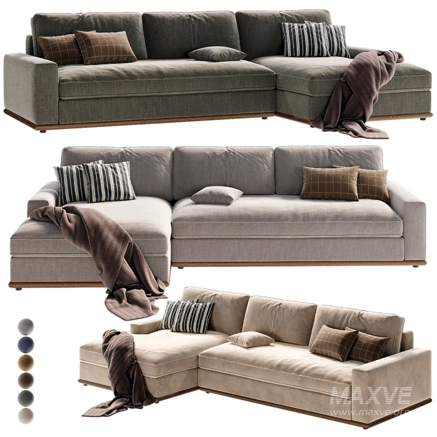 Ethan 2 Piece Chaise Sectional - Image 6