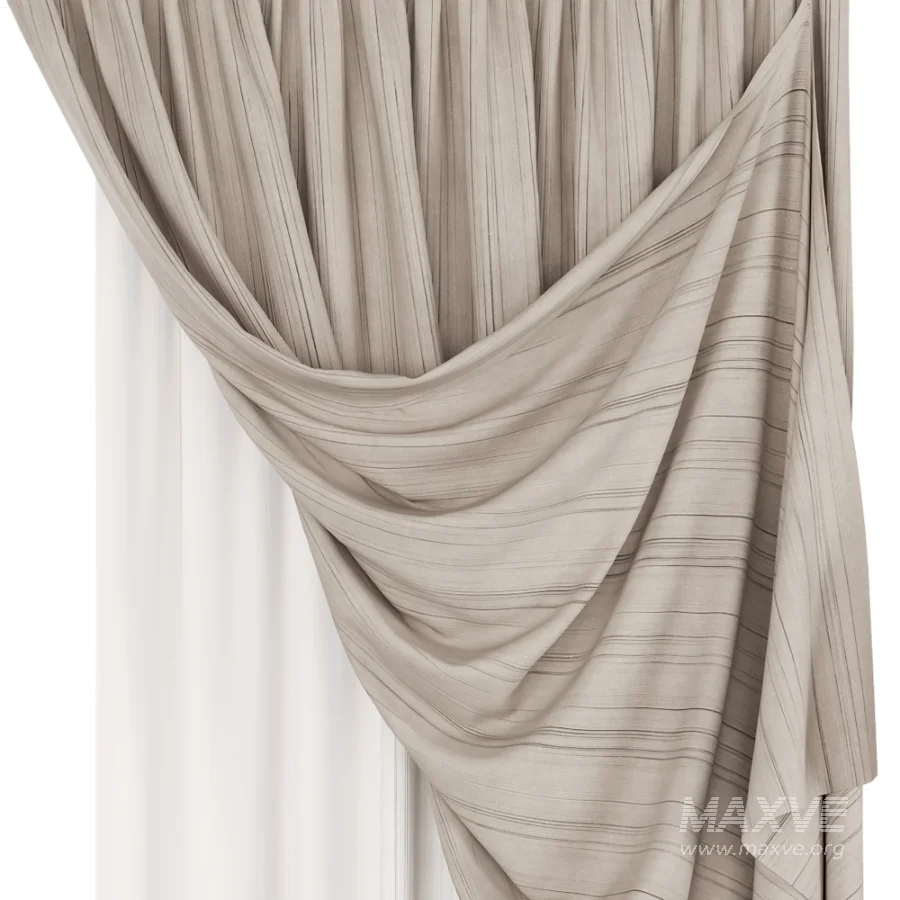 Silk and Cotton Curtain Set 128 - Image 4