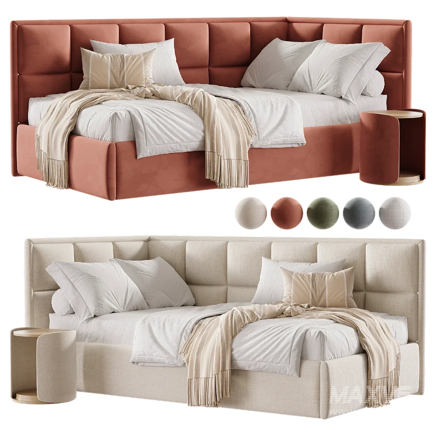 Childrens upholstered bed - Image 4