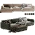 Naples Modular Upholstered Chaise L Sectional - Thumbnail 3