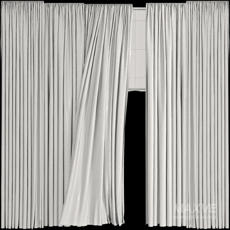 Silk and Cotton Curtain Set 132 - Image 6