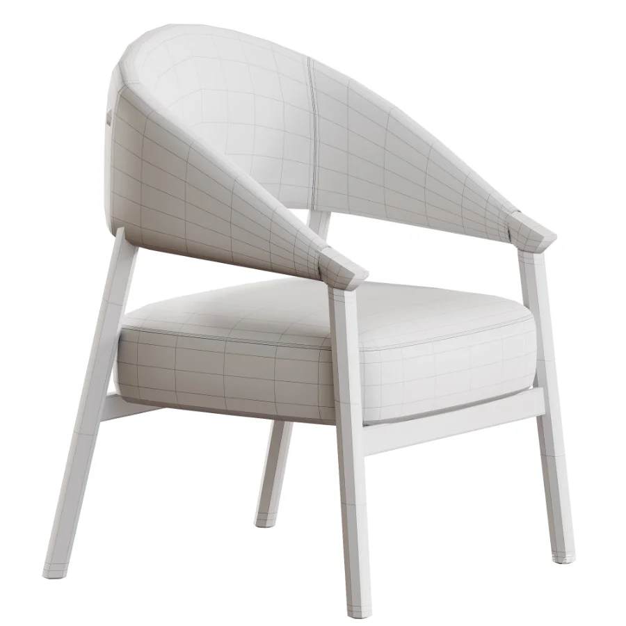 Japandi Accent Chair - Image 5