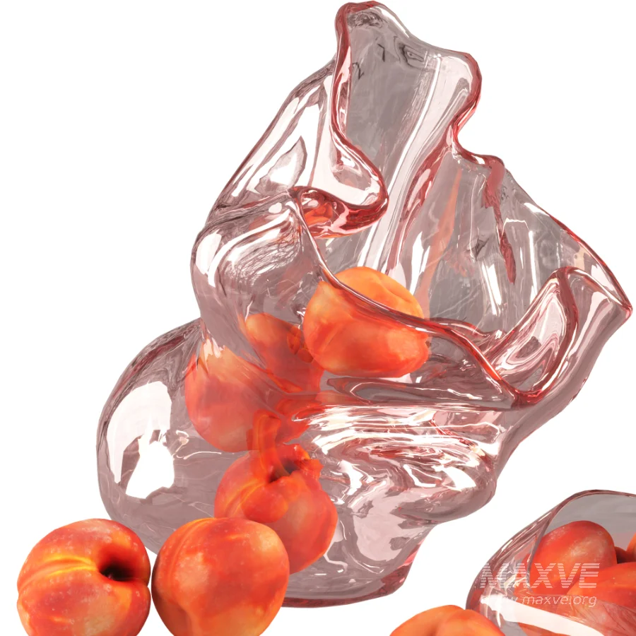 Peach Glass Elegance - Image 2