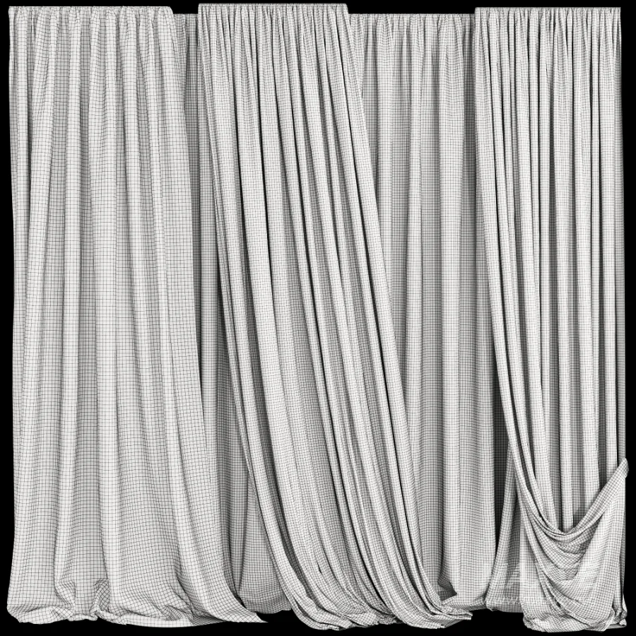 Silk and Cotton Curtain Set 131 - Image 5