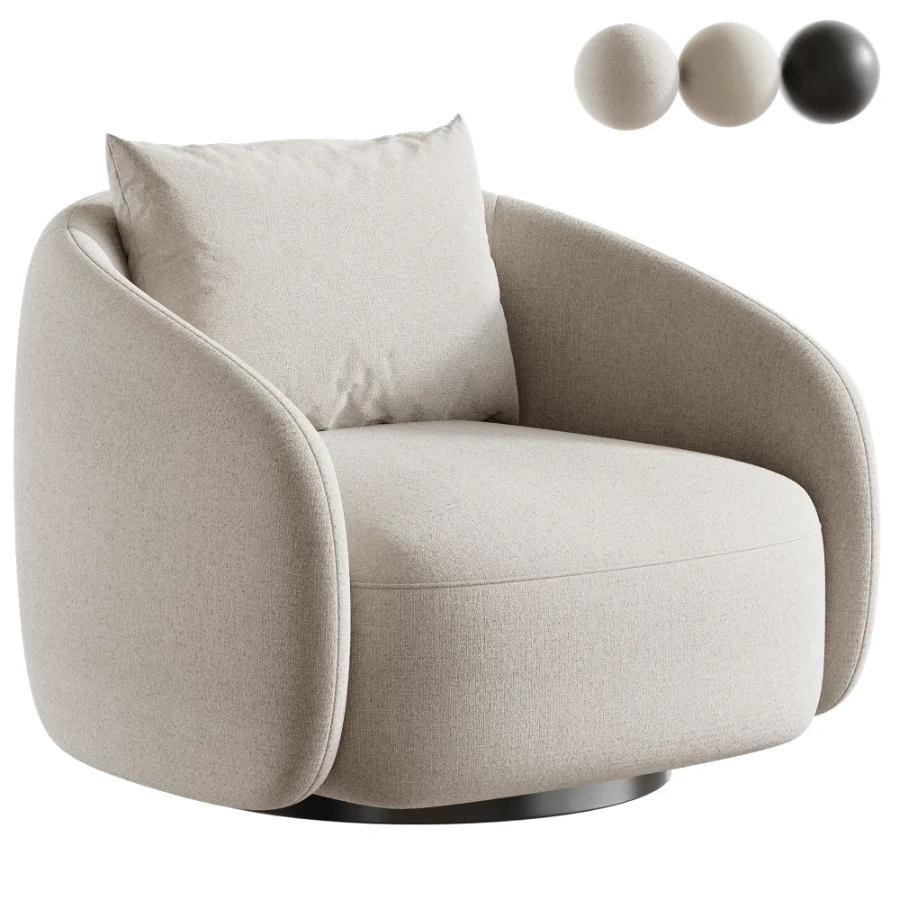 Swivel armchair - Image 1