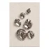 Abstract Chrome Liquid Shell Wall Decor - Thumbnail 2
