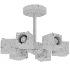 Semi Flush Mount Ceiling Light - Thumbnail 2