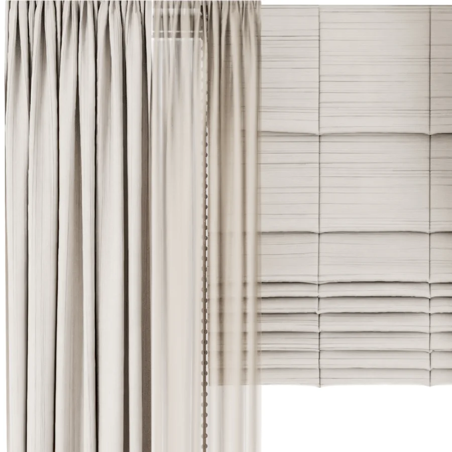 Silk and Cotton Curtain Set 123 - Image 5