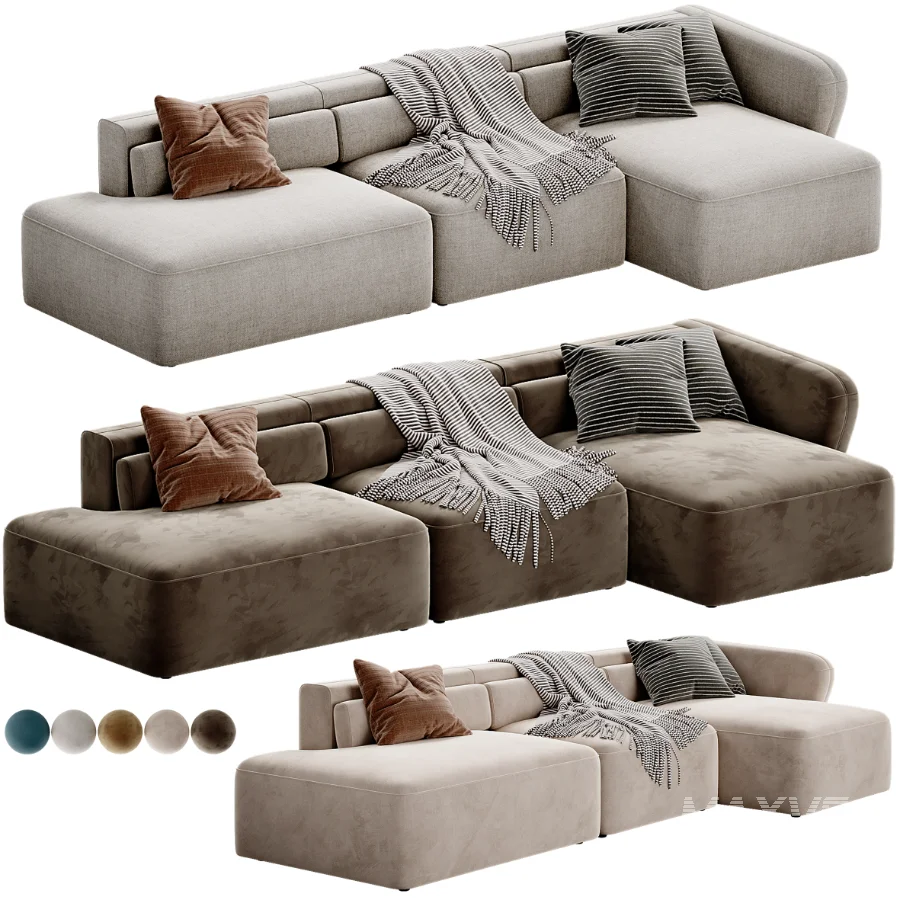 Vajvel Corner modular Sofa by Divan.ru - Image 4