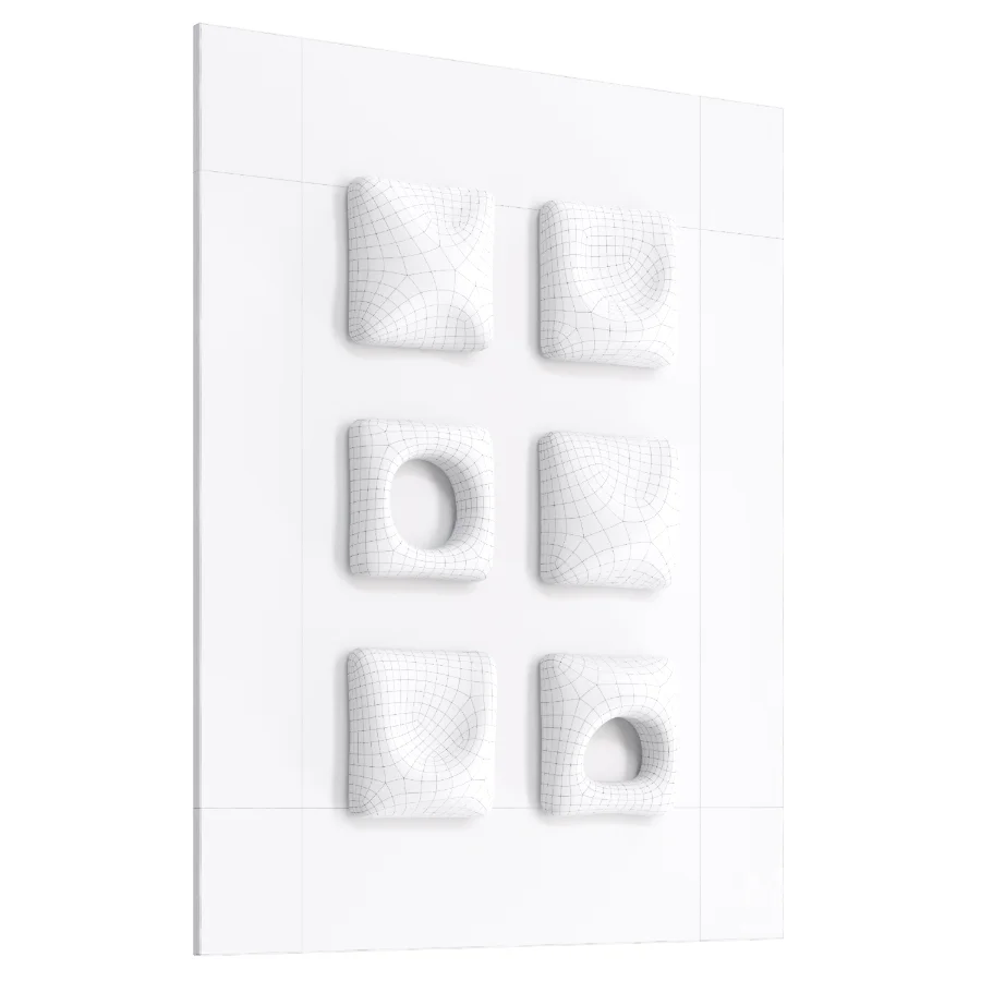 Sculptural Wall Panels - Image 1
