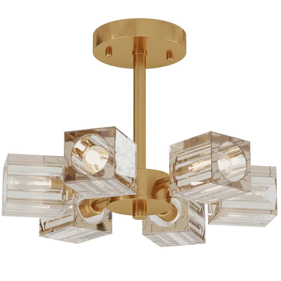 Semi Flush Mount Ceiling Light - Image 1