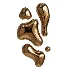 Modern Abstract Chrome Liquid Wall Art - Thumbnail 4