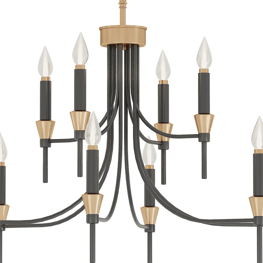 Naydene Dimmable Classic Chandelier - Image 4