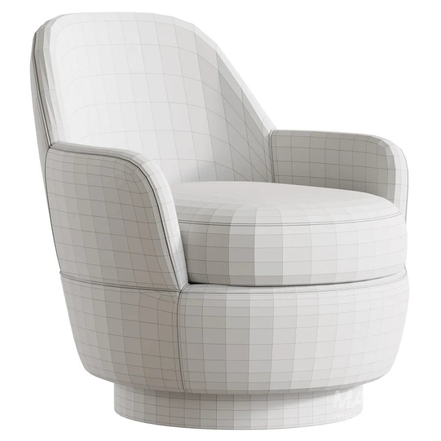 Jacques HIGH Armchair Swivel - Image 4