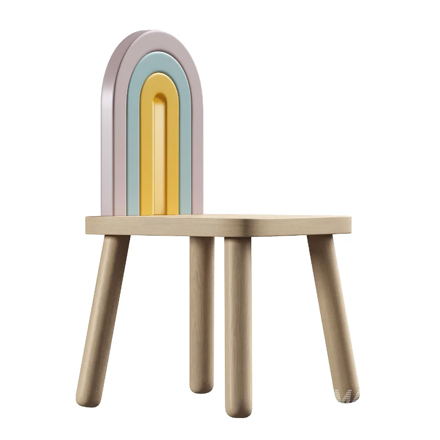 Rainbow Kids Chair - Image 1