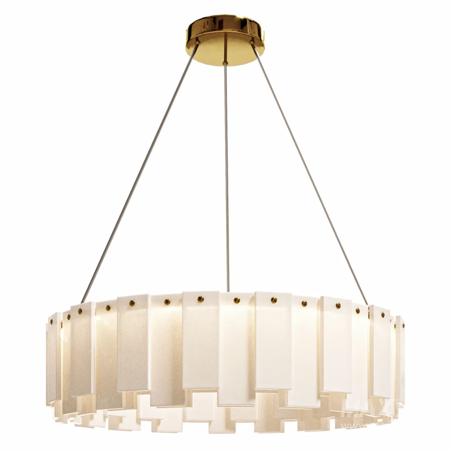 Celestial Alabaster Round Chandelier - Image 3