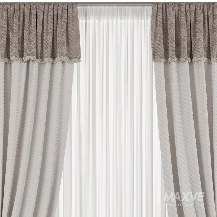 Silk and Cotton Curtain Set 129 - Image 3