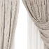 Silk and Cotton Curtain Set 128 - Thumbnail 1