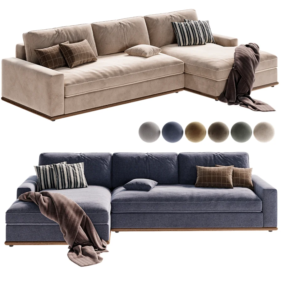 Ethan 2 Piece Chaise Sectional - Image 2