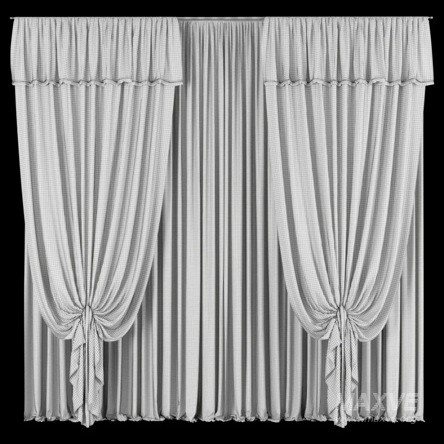 Silk and Cotton Curtain Set 129 - Image 5