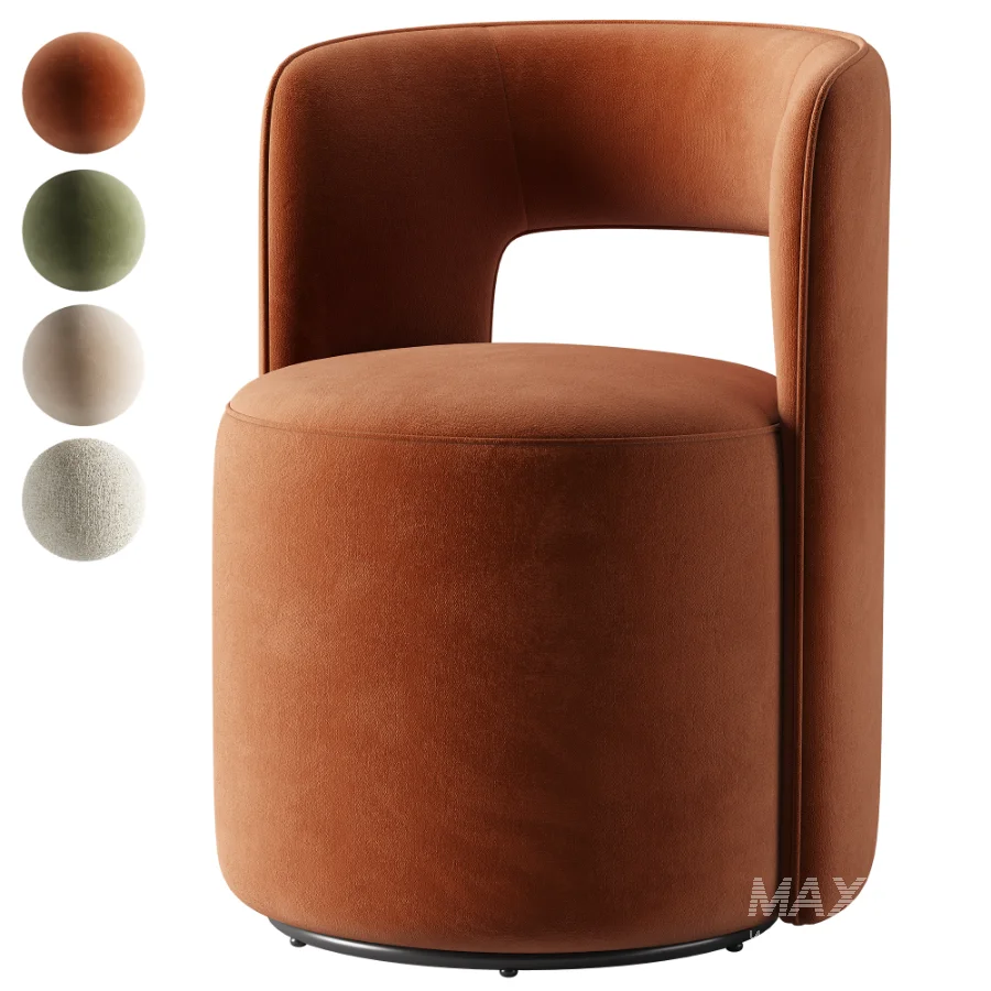 Sutton Copper Swivel Chair - Image 1