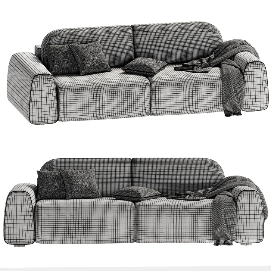Диван прямой Лилт,divan lilt bucle silver - Image 6
