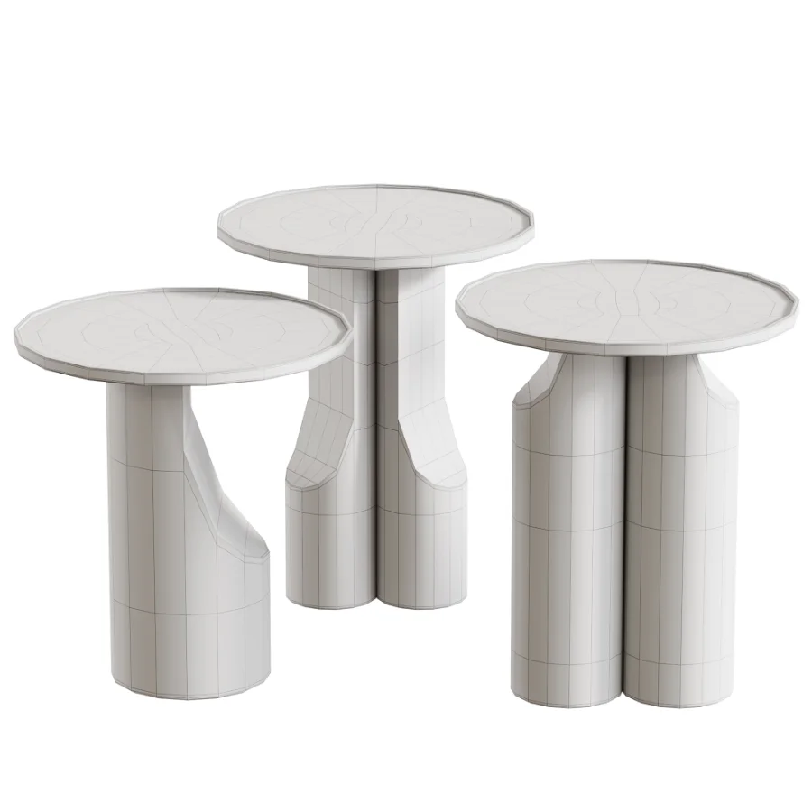 Stigido Round walnut Side table BY AMPM - Image 5