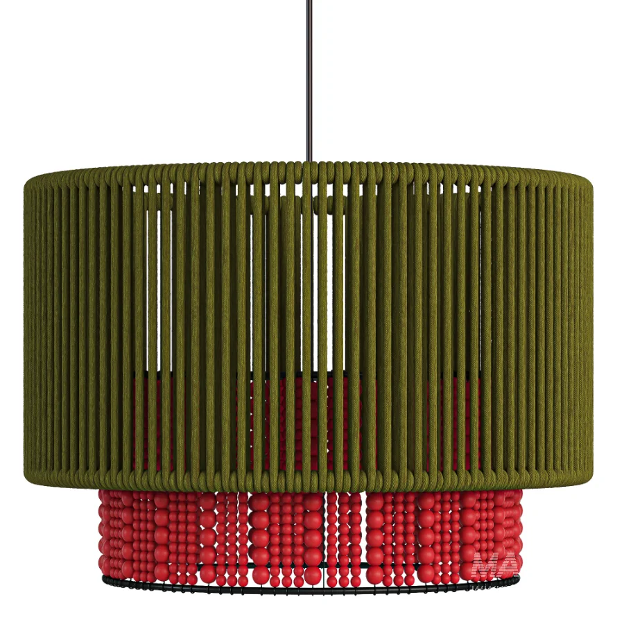 POLi Red Oliva Pendant Lamp - Image 2