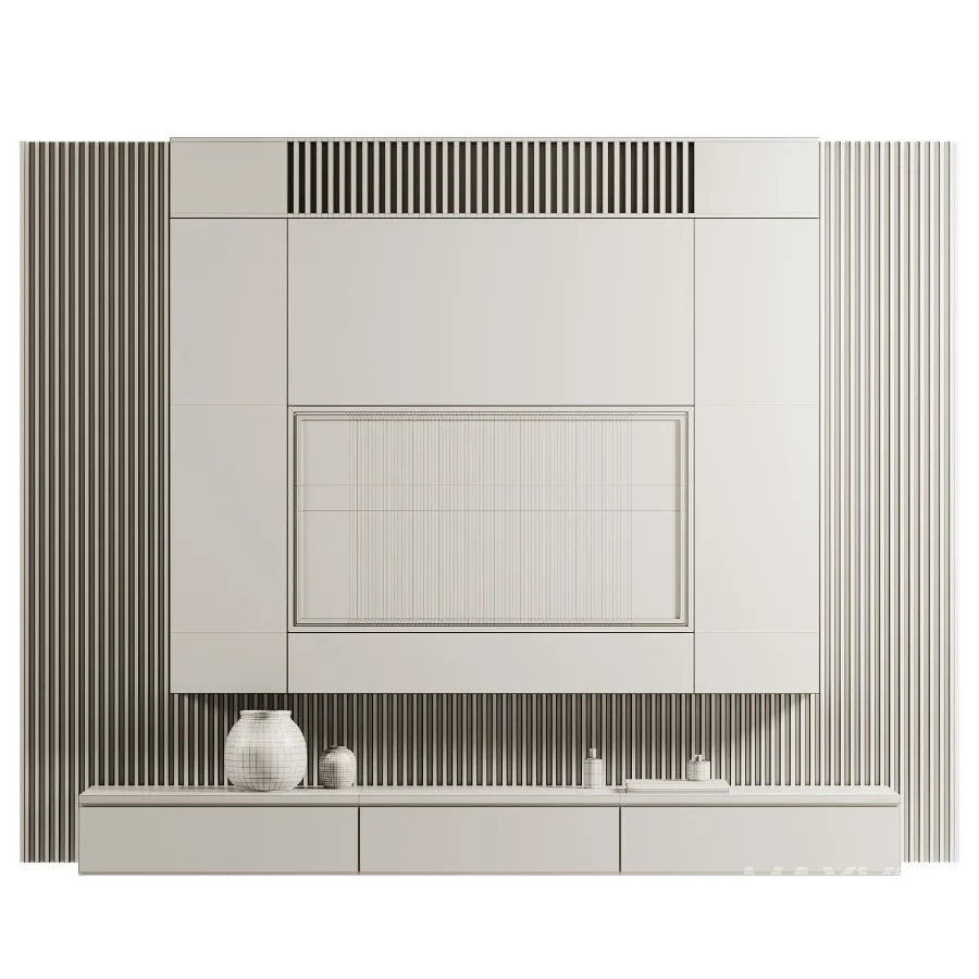 TV wall set 001 - Image 5