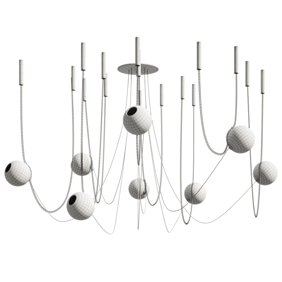LAROSE GUYON ABYSSE 08 CHANDELIER - Image 2