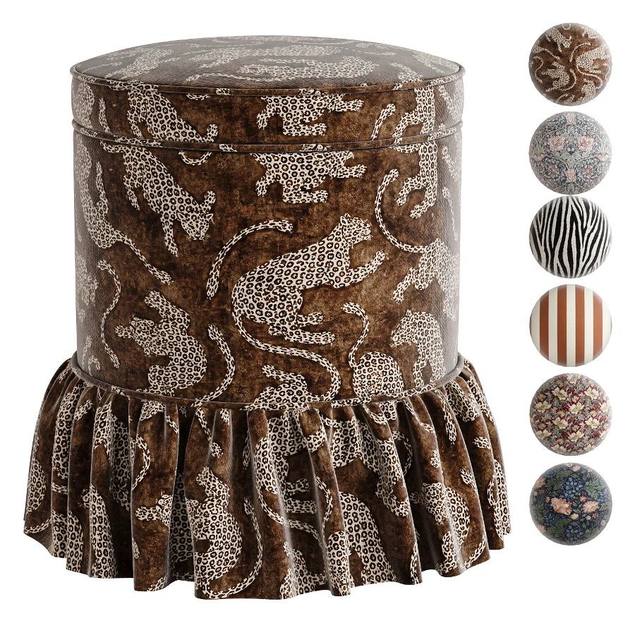 Aurora Footstool pouf - Image 5