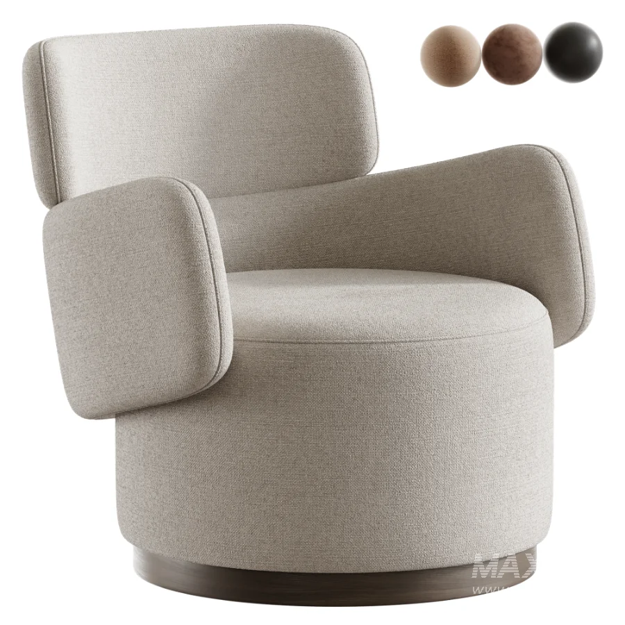 Boris soft enveloping armchair - Image 1
