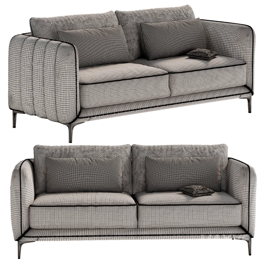 Rae Genuine Upholstered Sofa - Image 4