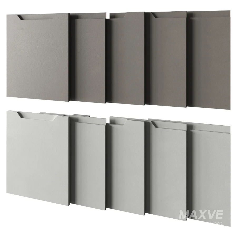 Modern Kitchen Fronts with Integrated Handle - Image 1