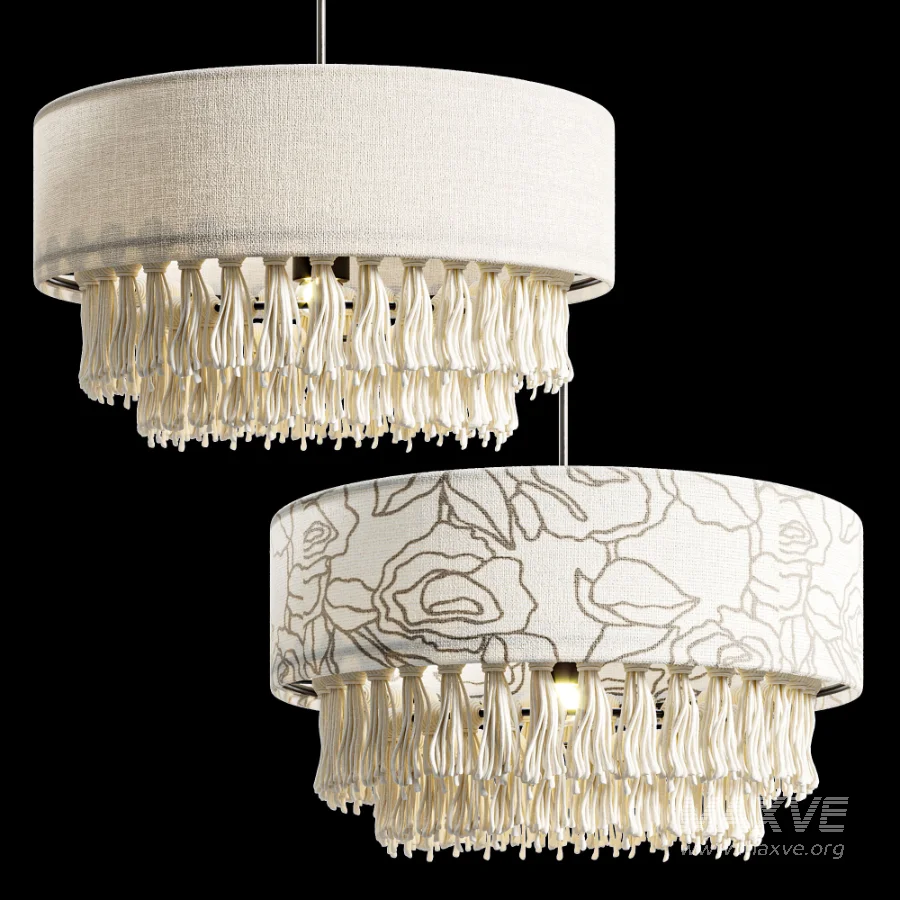 Bohemian Hemp Rope Tassel Chandelier - Image 6