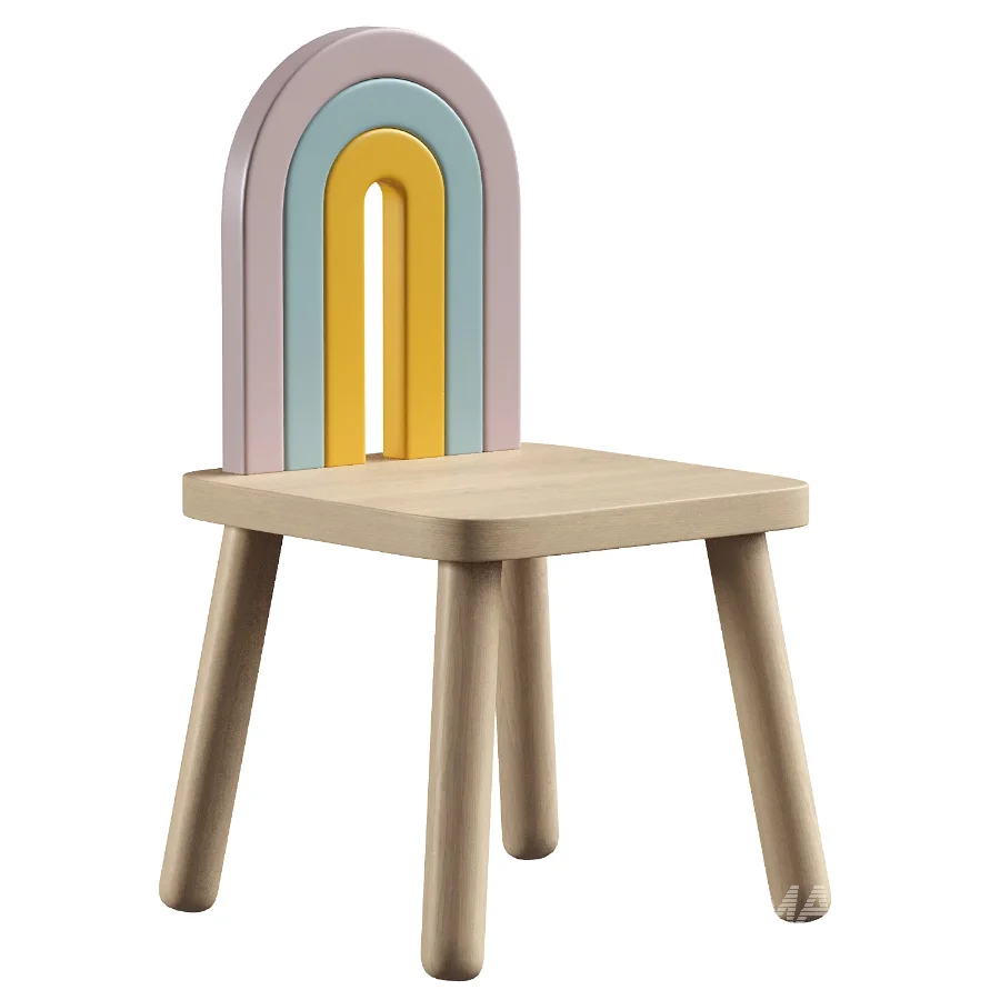 Rainbow Kids Chair - Image 3